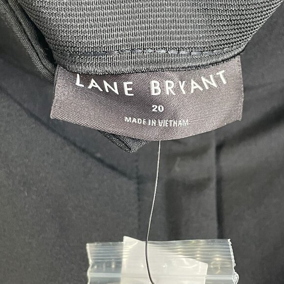 NEW Lane Bryant Womens Plus 20 Perfect Drape Wide Leg Black Pants High Rise - Picture 4 of 9